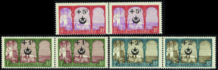 N°68a/69a/70b  5ème arbre tenant à normal neuf * T