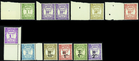 TAXE N°15/24  10 valeurs neuf ** TB