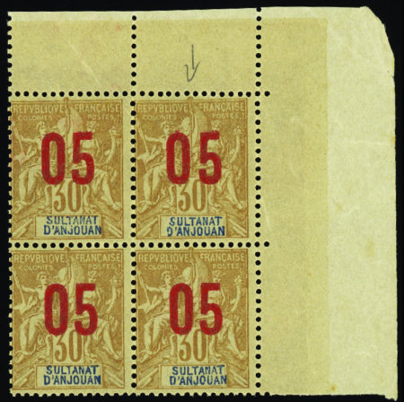 N°25Aa bloc de 4 1ex chiffres espacés neuf ** TB