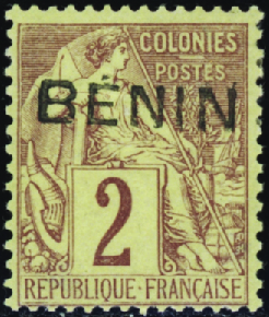 N°2 2c lilas-brun sur paille neuf * TB