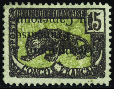 N°57a surcharge renversée neuf * TB