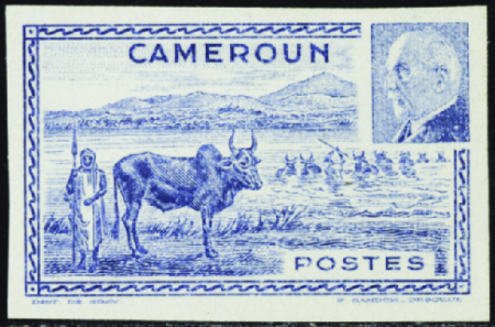 N°201b essai sans la valeur non dentelé nsg TB