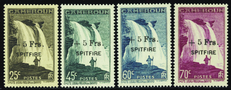 N°236/239 SPITFIRE 4 valeurs (gomme coloniale) neu
