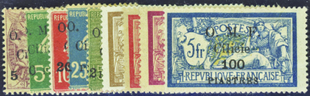 N°80/88  9 valeurs (pli sur n°88) neuf * TB