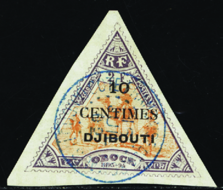 N°32c 10 avec un gros 0 obl TB