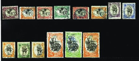 N°53/66 14 valeurs obl TB