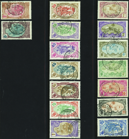 N°67/82 16 valeurs obl TB