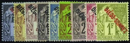 N°13/14/15/17/18/19/20/23/24  9 valeurs neuf * TB