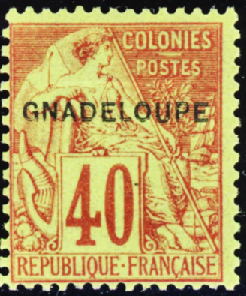 N°24a GNADELOUPE neuf * TB