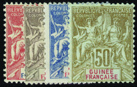 N°14/17  4 valeurs neuf * TB