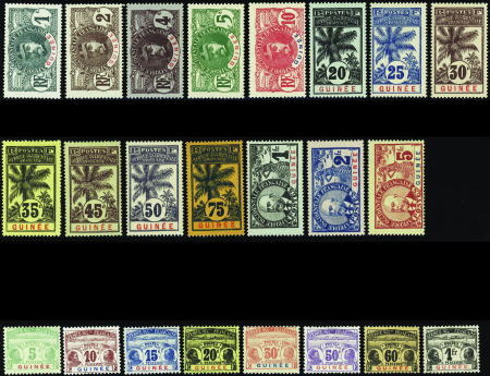 N°33/47 + taxes 8/15  23 valeurs neuf * TB