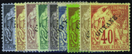 N°16/24 + 26  9 valeurs neuf * TB