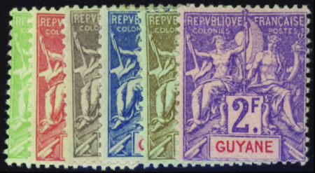 N°43/48  6 valeurs neuf * TB