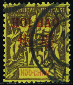 N°13 75c violet sur jaune obl TB