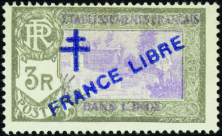 N°169a surcharge bleue neufs * TB
