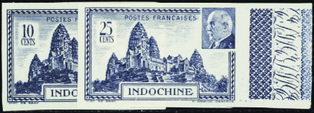 N°222a/223a  Maréchal Pétain 2 valeurs non dentelé