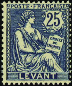 N°24 25c Mouchon neufs ** TB