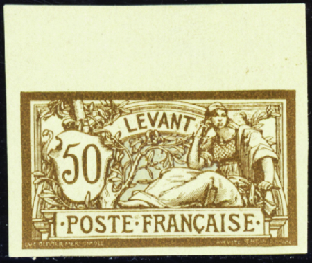 N°25a 50c Merson non dentelé bdf nsg TB