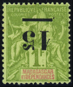 N°50a surcharge renversée neufs * TB