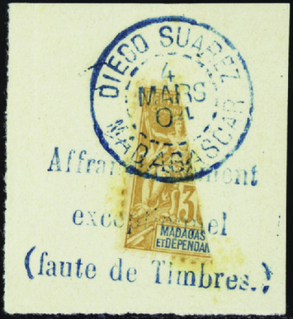 N°80 Moitié de 30c sur fragment obl TB