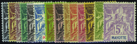 N°1/14  14 valeurs neufs * TB