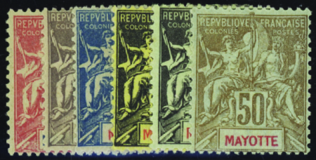 N°15/20  6 valeurs neufs * TB