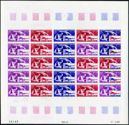 POSTE AERIENNE N°102 30ème ann   liaison Paris-Nou