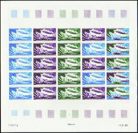 POSTE AERIENNE N°109 Ouverture  ligne Nouméa-Paris