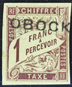 TAXE N°16 1f marron neufs * TB