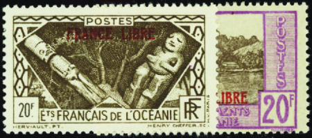 N°140/149 France Libre 10 valeurs neufs * TB