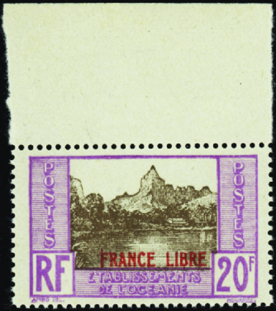 N°140/149 France Libre 10 valeurs neufs ** TB