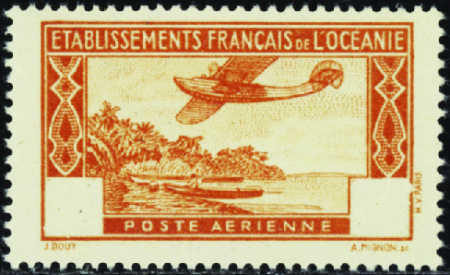 POSTE AERIENNE N°16 Orange sans la valeur neufs ** 