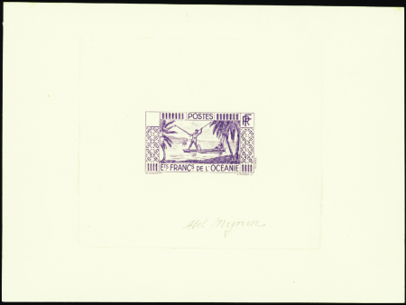 N°84 Epreuve d'artiste en violet sans la valeur