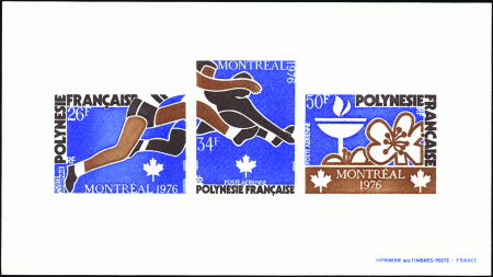 BLOCS-FEUILLETS N°3 Montréal 1976 bloc épreuve de 