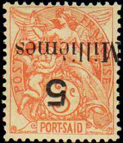 N°38a surcharge renversée neufs ** TB