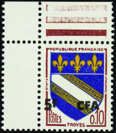 N°346A surcharge très déplacée neufs ** TB