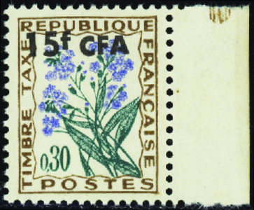TAXE N°51a Surcharge en haut neuf ** TB