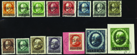 N°18/31 15 valeurs obl TB