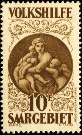 N°125/131 oeuvres populaires 7 valeurs neufs * TB