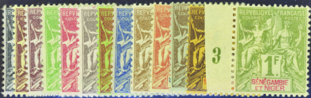 N°1/13 13 valeurs neufs * TB