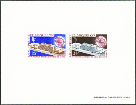 N°399/400 UPU épreuve de luxe collective