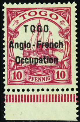 N°34 10pf rouge neufs ** TB