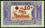 N°50/58  9 valeurs surchargées "+10c" neufs ** TB