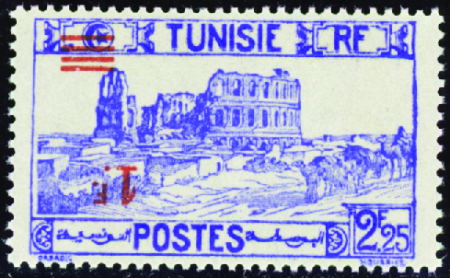 N°226 Surcharge renversée neufs ** TB