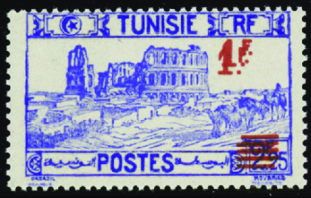 N°226b double surcharge neufs ** TB