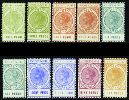 N°81/90 + 81a-83a-85a-87a  10 valeurs neuf * TB