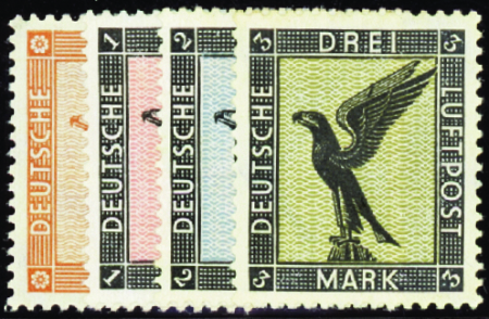 POSTE AERIENNE N°27/34 8 valeurs neuf ** TB