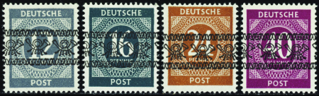 N°20A/20S 17 valeurs surcharge type II neuf ** TB