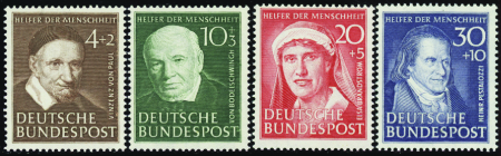 N°29/32 portraits divers 4 valeurs neuf ** TB