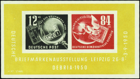 BLOCS-FEUILLETS N°1 Exposition phil de Leipzig, ne